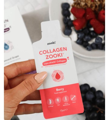 Liquid collagen sachets with berry flavor 14 pcs. - zooki 2
