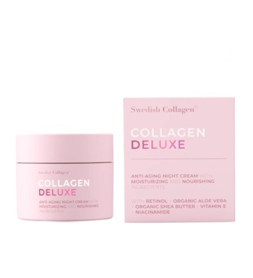 Krem do twarzy na noc Collagen Deluxe 50 ml - Swedish Collagen