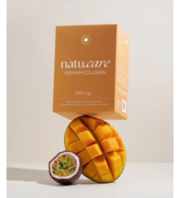Collagen Rise&Shine mango - passion fruit flavor 30 sachets x 5000mg - Natu.Care 2