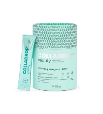 Colladrop Beauty Kolagen morski 10000 mg mojito, saszetki 30 szt. - Aura Herbals 1