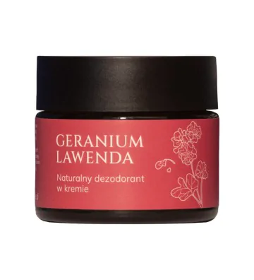 Naturalny dezodorant w kremie 50ml Geranium Lawenda - Mglife 1