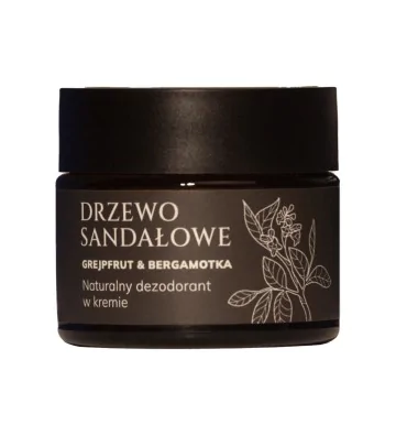 Naturalny dezodorant w kremie 50ml Drzewo sandałowe - Mglife 1