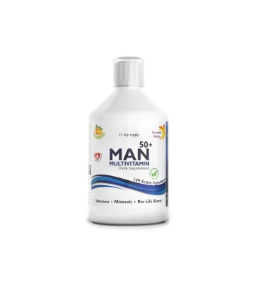 Man 50+ Multivitamin - Multiwitamina dla mężczyzn 500 ml - Swedish Nutra 1