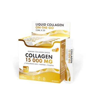 Marine Collagen 15 000 mg Shots - Suplement diety z kolagenem - Swedish Nutra