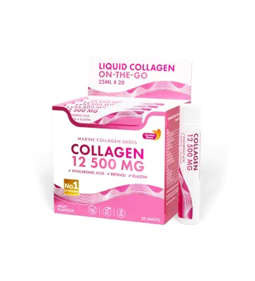 Marine Collagen 12 500 mg Shots - Suplement diety z kolagenem 20 szt. - Swedish Nutra 1