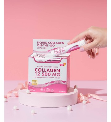 Marine Collagen 12 500 mg Shots - Suplement diety z kolagenem 20 szt. - Swedish Nutra 2