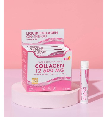 Marine Collagen 12 500 mg Shots - Suplement diety z kolagenem 20 szt. - Swedish Nutra 3