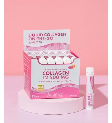 Marine Collagen 12 500 mg Shots - Suplement diety z kolagenem 30 szt. - Swedish Nutra 3