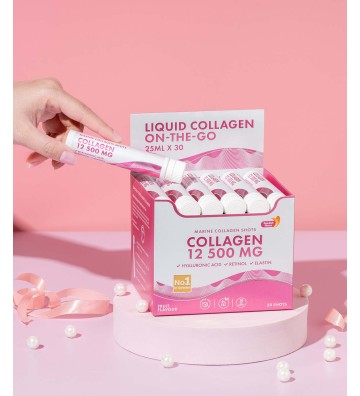 Marine Collagen 12 500 mg Shots - Suplement diety z kolagenem 30 szt. - Swedish Nutra 2