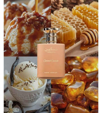 Taskeen Caramel Cascade - Woda perfumowana unisex 100ml - Paris Corner 3