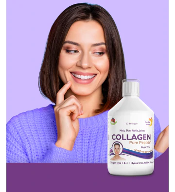 Collagen 10 000 mg Bovine - Suplement diety z kolagenem 500 ml - Swedish Nutra 2