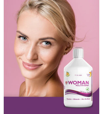 Woman Multivitamin - Multiwitamina dla kobiet 500 ml - Swedish Nutra 2