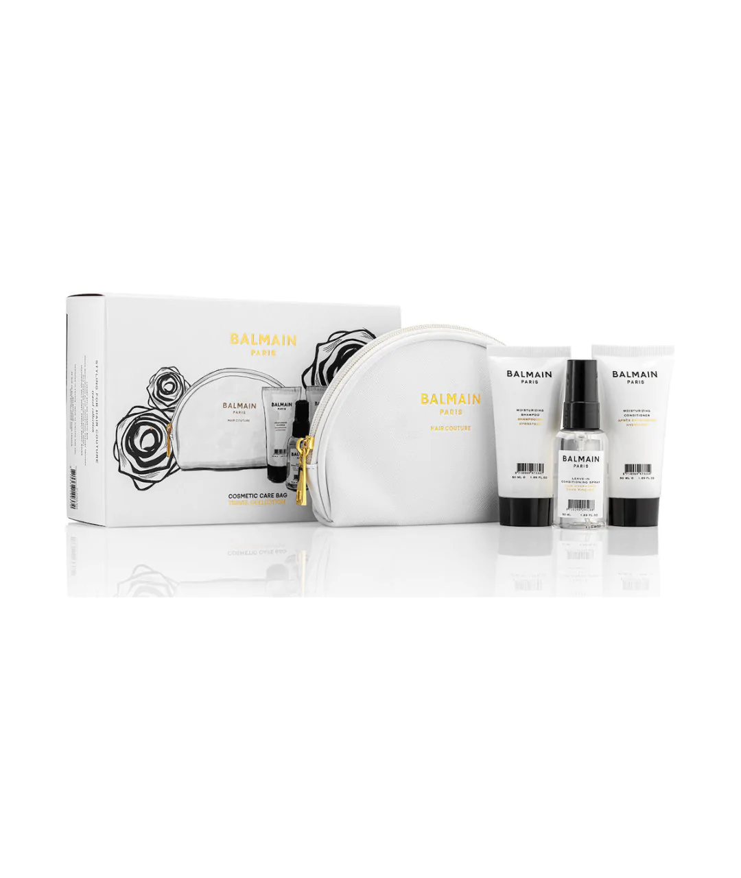 Cosmetic bag with care products