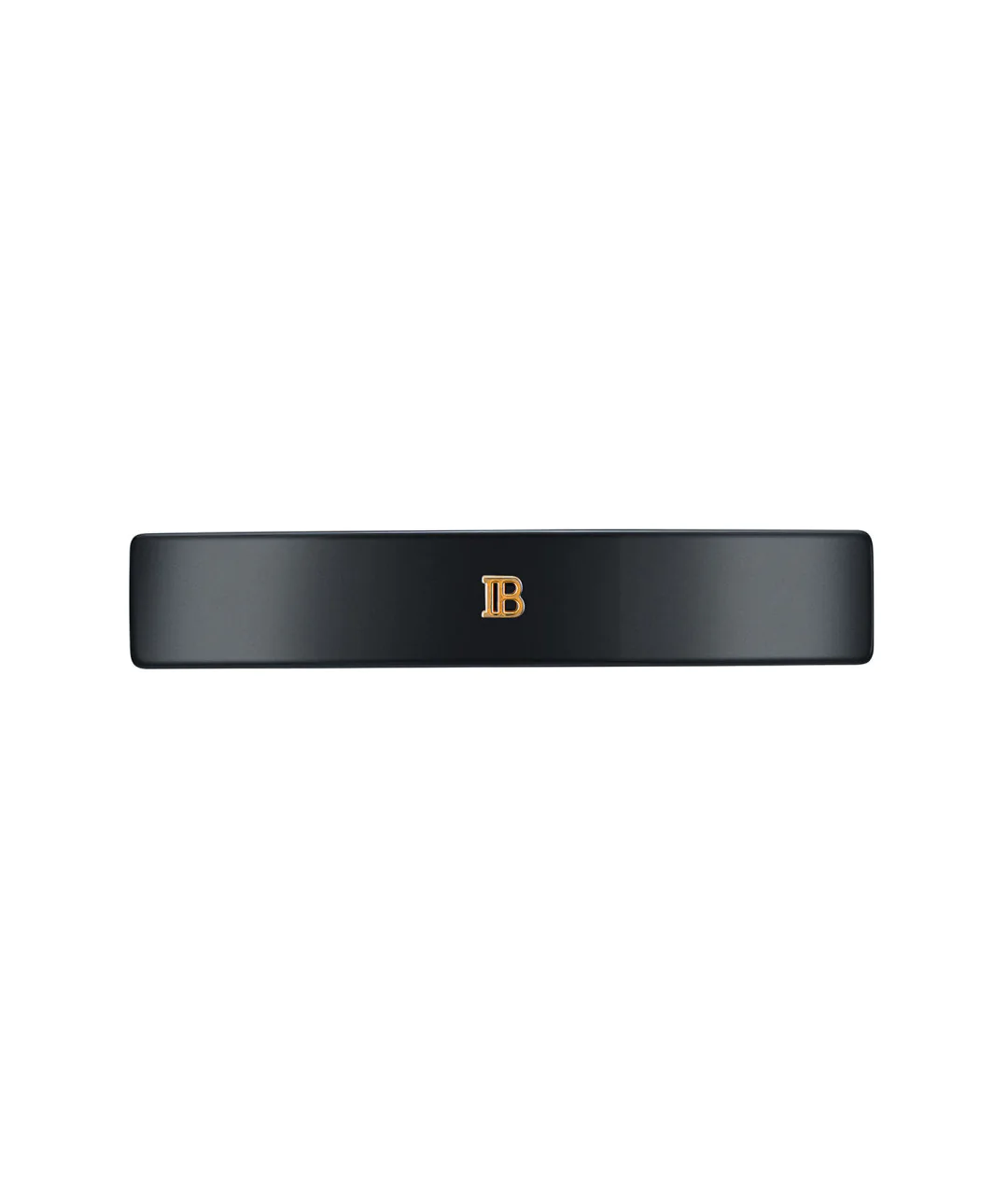 Hair Buckle M Black 9 cm x 1.6 cm top