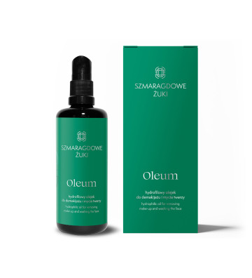 Oleum - hydrophilic makeup remover and face wash oil 100ml - Szmaragdowe Żuki 3