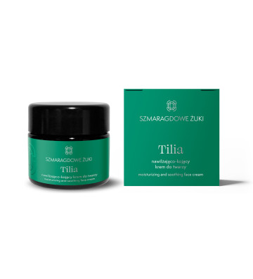 Tilia - moisturizing and soothing face cream 50g - Szmaragdowe Żuki 4