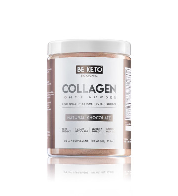 Keto Collagen with MCT Oil - Natural Chocolate 300 g - BeKeto 1