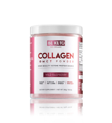 Keto Collagen with MCT oil - Wild Raspberry 300 g - BeKeto 1