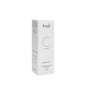 Rozświetlający olejek do masażu twarzy z ceramidami SMART C 30 ml - Hagi 2