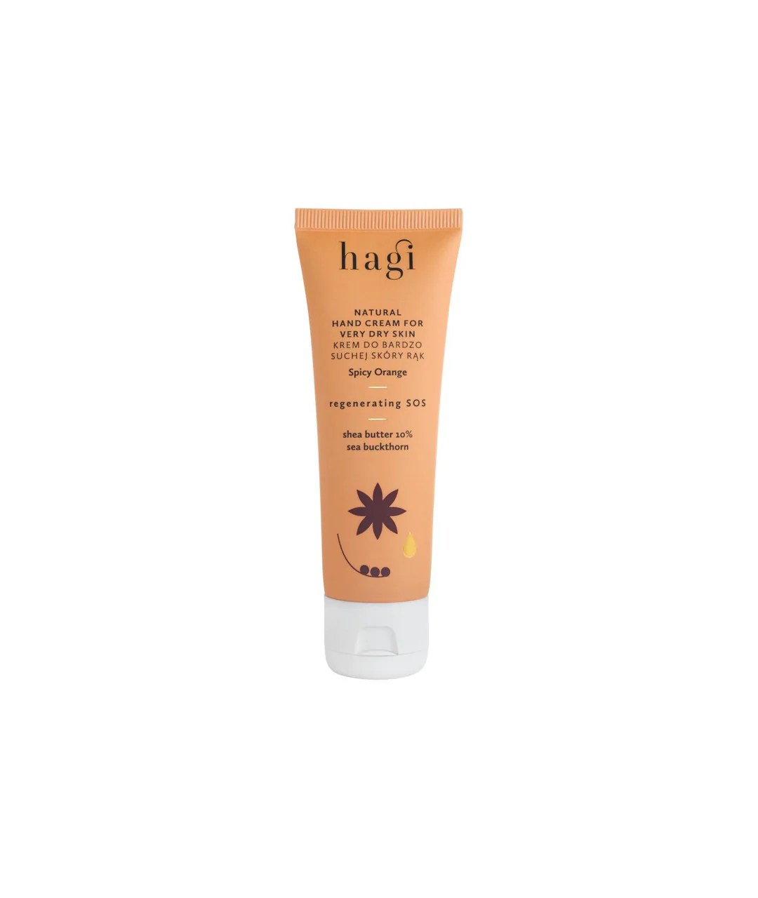 Natural regenerating hand cream Spicy Orange 50 ml