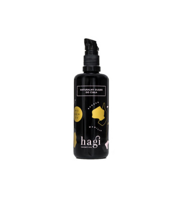 Natural body oil with amber extract and baobab oil Moments 100 ml - Hagi