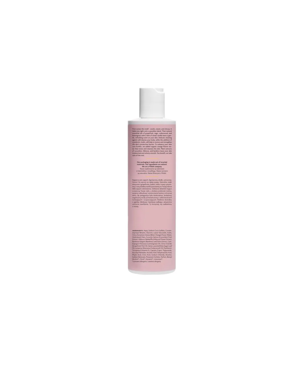 Naturalny żel do mycia ciała Wakacje na Bali 300 ml opakowanie