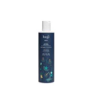 Natural body wash gel for men Ahoy Kapitan 300 ml - Hagi