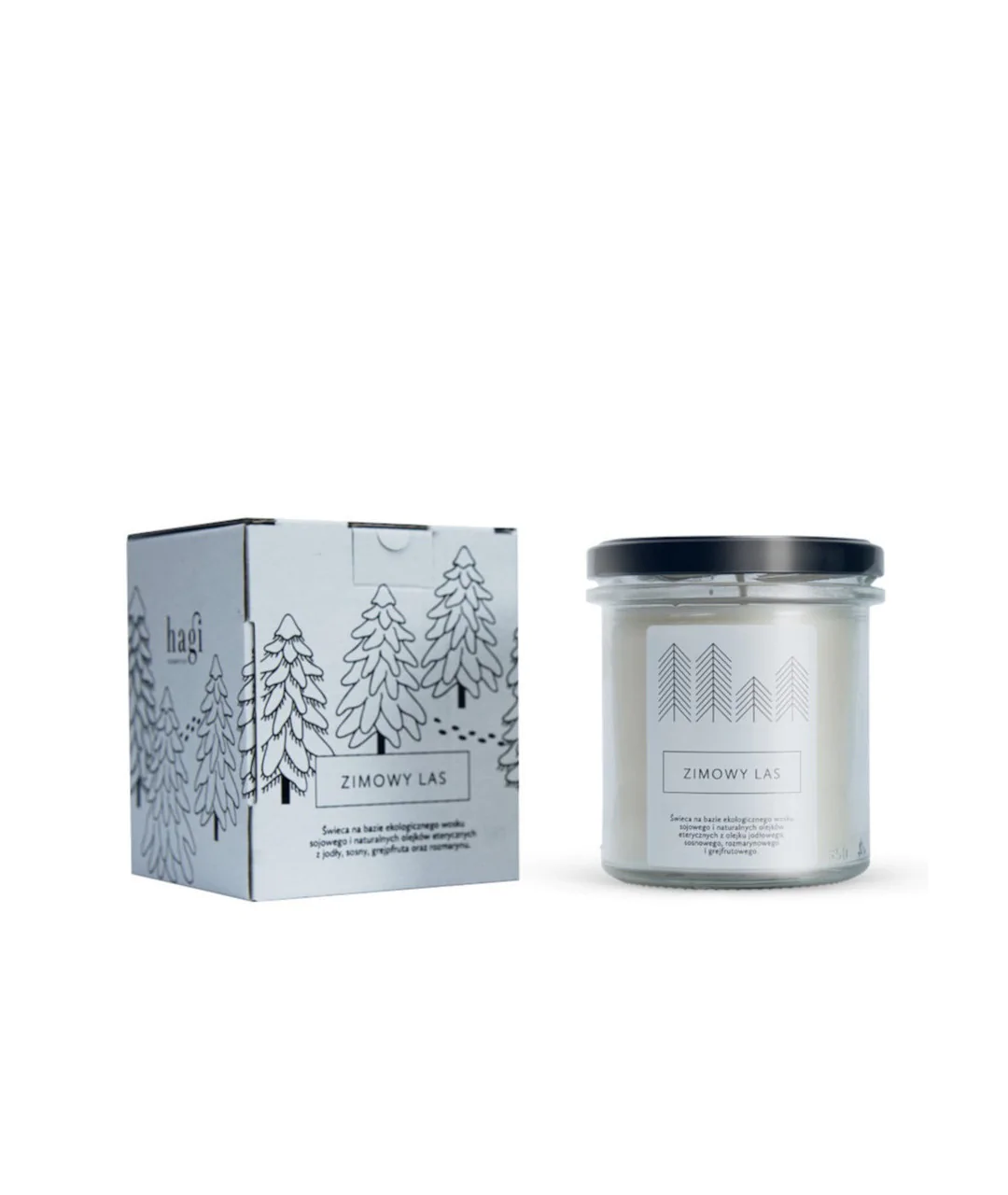 Winter Forest Soy Candle 230 g pack.