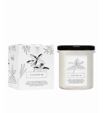 Herbal Mi Soy Candle 230 g package
