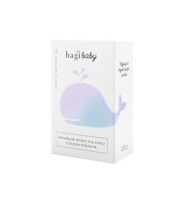 Natural baby soap with rice oil 100 g - Hagi