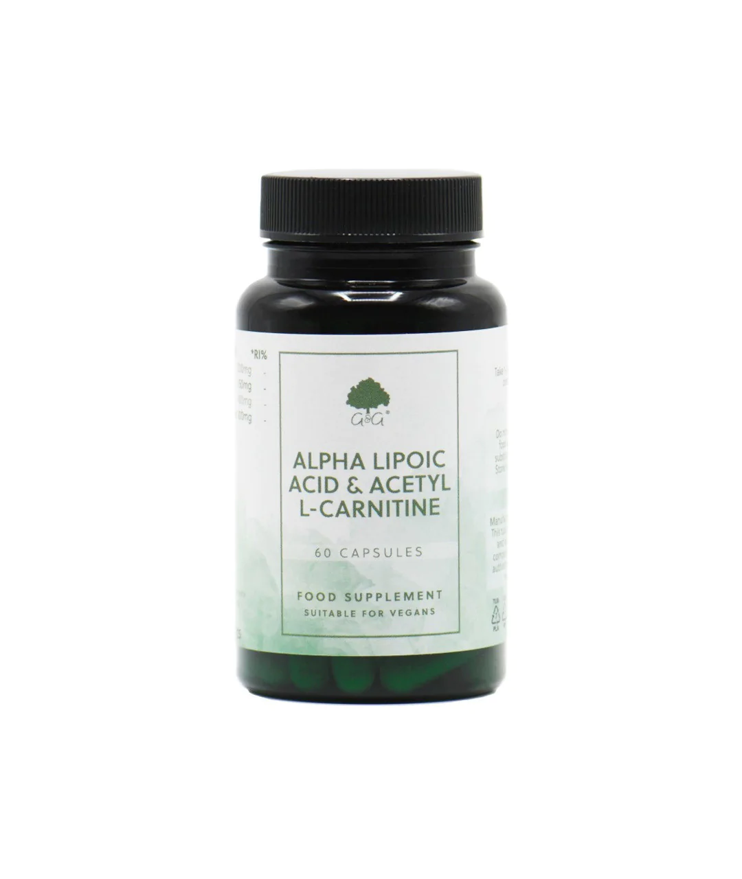 Alpha Lipoic Acid and Acetyl L-Carnitine 60 capsules