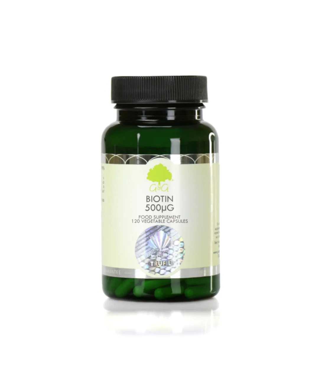 Biotyna 500 mcg 120 kapsułek Biotyna 500 mcg 120 kapsułek