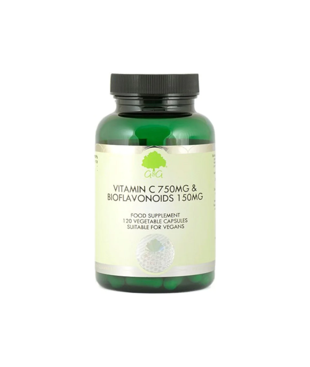 Witamina C 750mg z bioflawonoidami 120 kapsułek