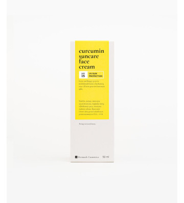 Moisturizing cream against imperfections with curcumin and SPF15 50ml - Dermash Cosmetics 2