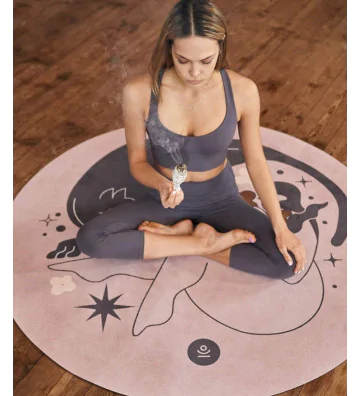 Manduka round yoga mat
