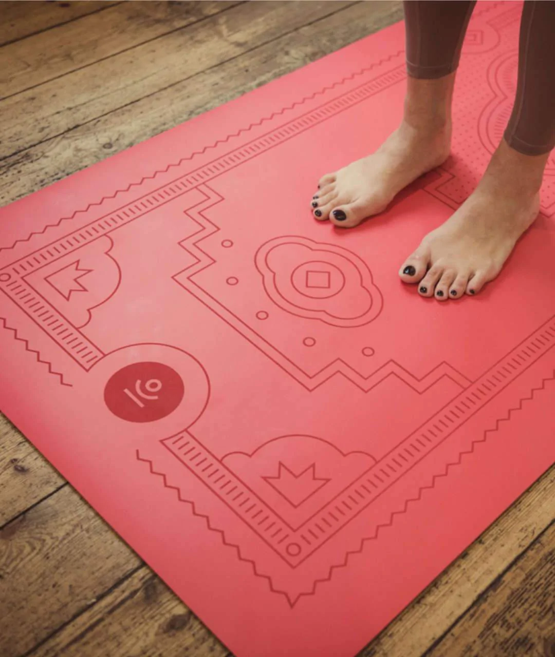 Yoga mat PRO STICKY MAGIC CARPET pattern