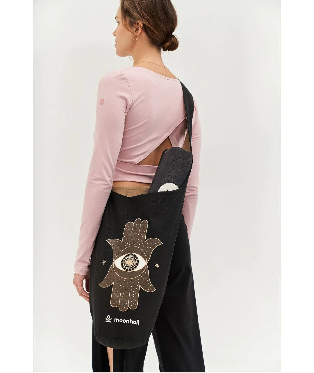 Illuminationa yoga mat bag view