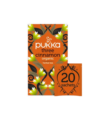Three Cinnamon BIO 20 sachets. - Pukka