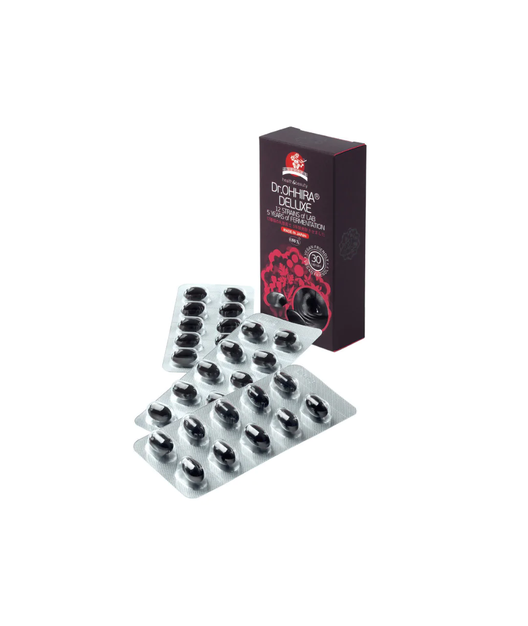 COMPLEX OF 12 BACTERIAL STRAINS OF ACID. DELUXE MILK - 5 YEAR FERMENTATION package and tablets