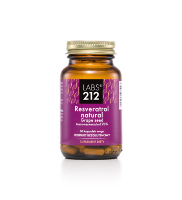 Suplement diety Resveratrol natural Grape seed (Resweratrol naturalny) - LABS212 1