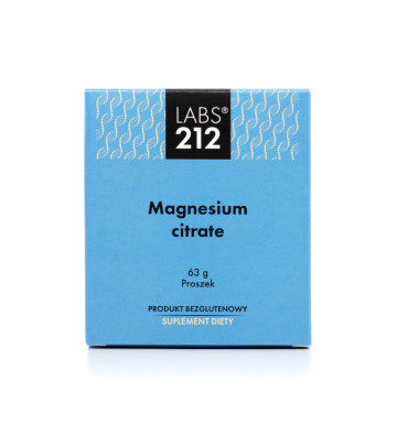 Suplement diety Magnesium citrate (Cytrynian magnezu) 63g opakowanie