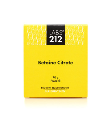 Suplement diety Betaine citrate (Cytrynian betainy) 70g - LABS212 2