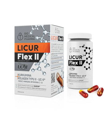 Licur Flex II 30 capsules package - visualization