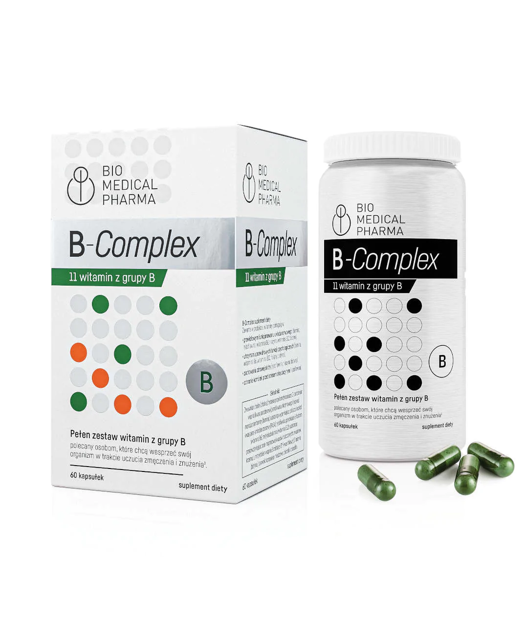 B-Complex 60 capsules package - visualization