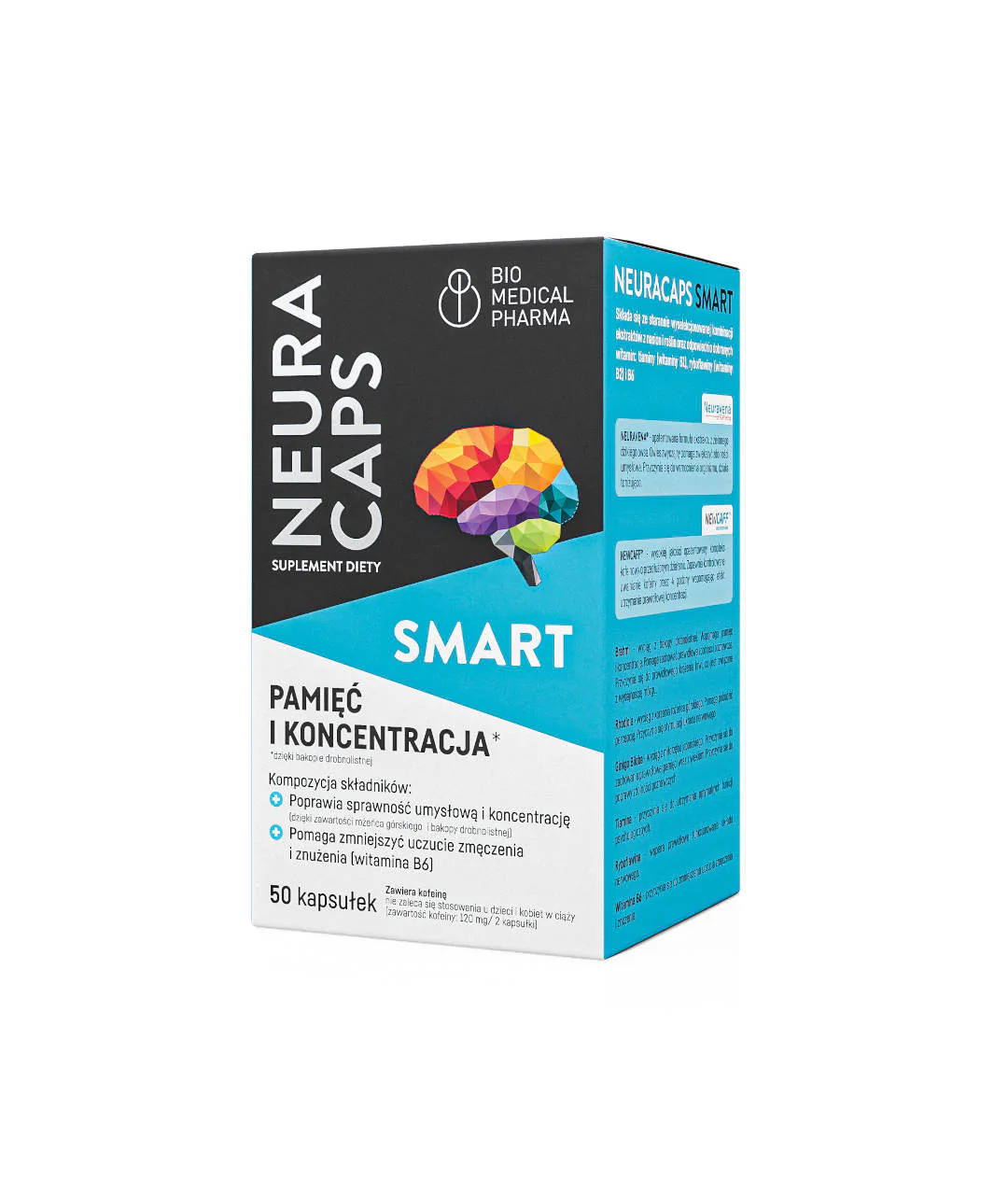 Neuracaps Smart 50 capsules package