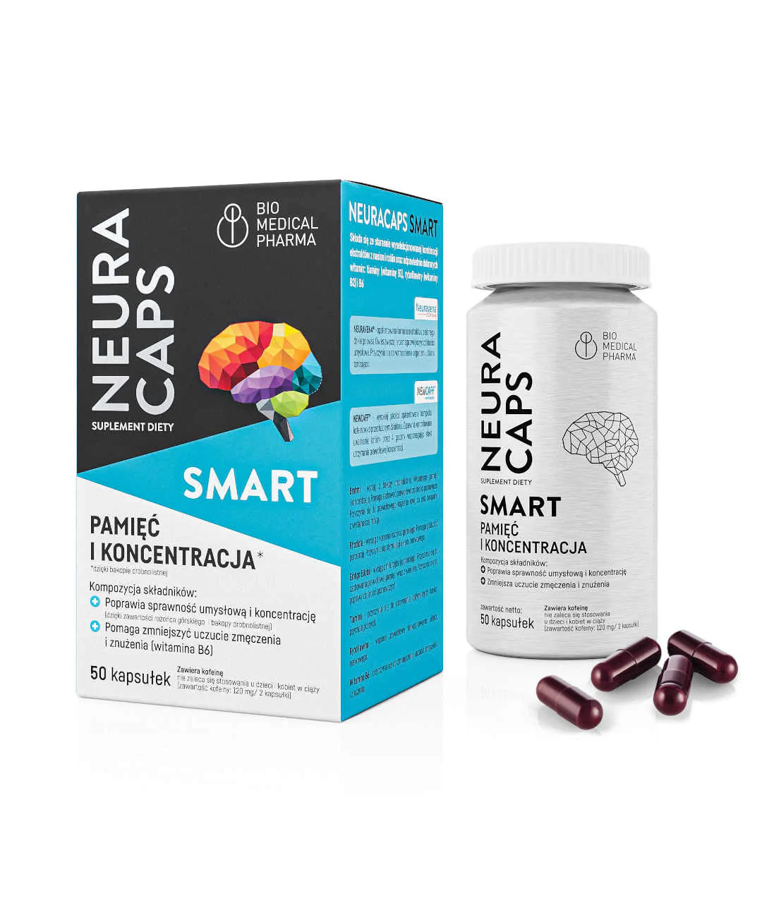 Neuracaps Smart 50 capsule pack - visualization