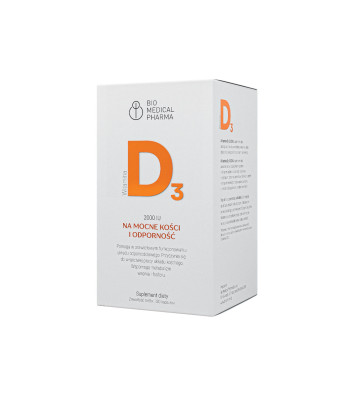 Vitamin D3 120 capsules package