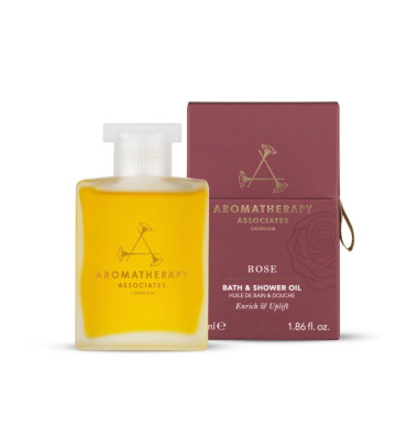 ROSE BATH & SHOWER OIL - Rose bath oil 55ml - Aromatherapy Associates 1