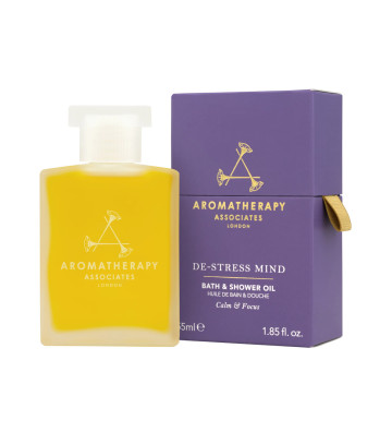 DE-STRESS MIND BATH & SHOWER OIL - Stress relieving mind bath oil 55ml - Aromatherapy Associates 1