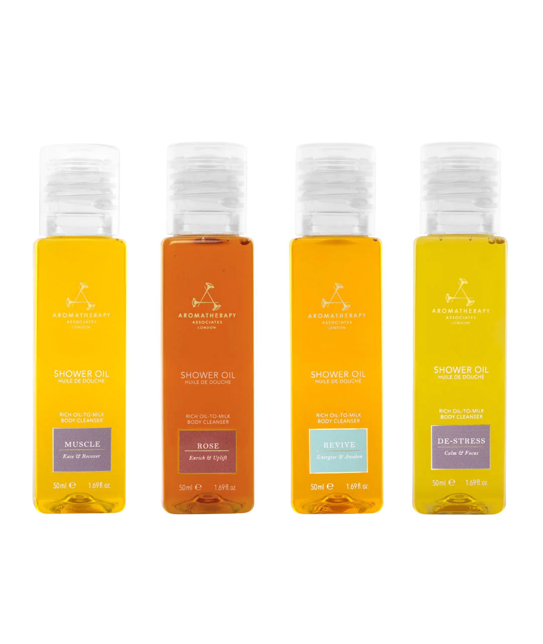 SHOWER OIL DISCOVERY COLLECTION - Set of 4 shower oils 4x50ml.